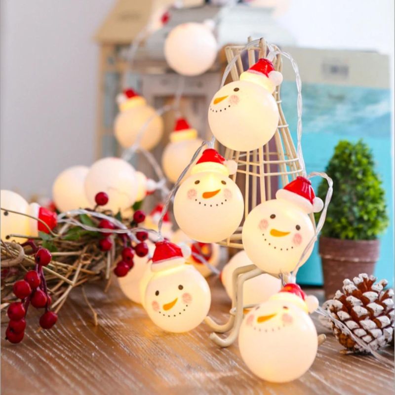 LED Snowman String Light Christmas Lights Lamp String