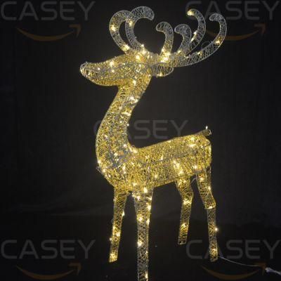 Outdoor Commercial Christmas Decoration LED 3D Large Arch Ball Street Motif Light