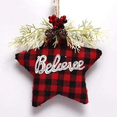 Tree Hanging Star Shape New Design Ornaments Home Decoration