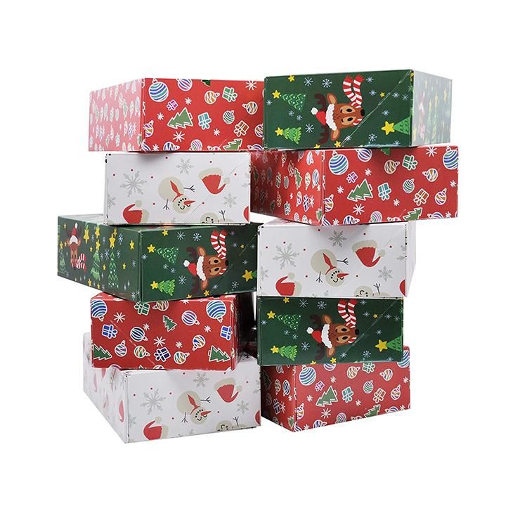 Christmas Durabale Candy Custom Logo Paper Gift Box Luxury