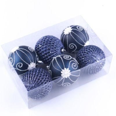 Plastic Christmas Balls Christmas Ornaments Balls Christmas Pattern Ball