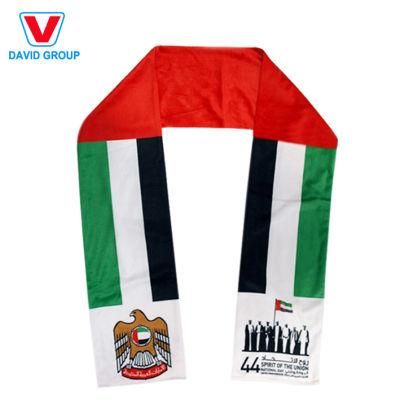 Wholesale Customized Logo Polyester Printing Football Acrylic Knitted Fans Scarf Sport Team Decorative Scarf