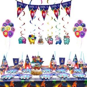 Disposable Birthday Party Deco Kids Shower Table Decoration