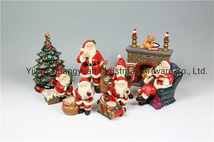 Hot Sale Resin Christmas Decoration Snowman Table Top Decoration Christmas Lovely Snowman