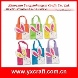 Easter Decoration (ZY16Y726-1-2-3-4-5-6) Easter Bunny Hand Bags Easter Ornament