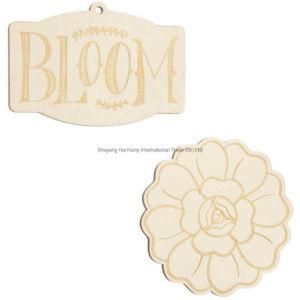 Wooden Craft Shapes for Christmas Decorations, Easter and Other Holiday