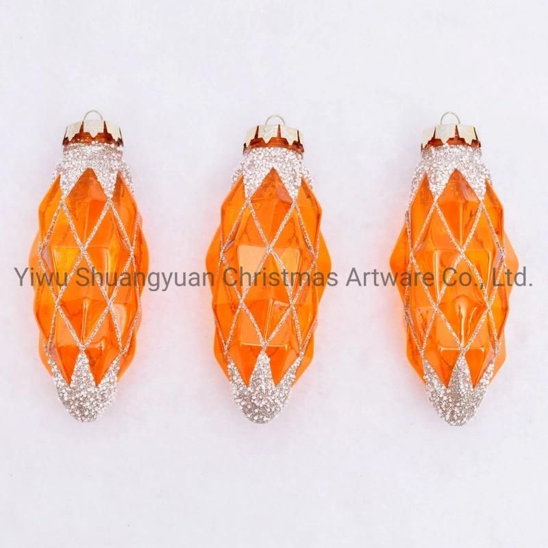 New Design Christmas Sharp Ball for Holiday Wedding Party Decoration Supplies Hook Ornament Craft Gifts