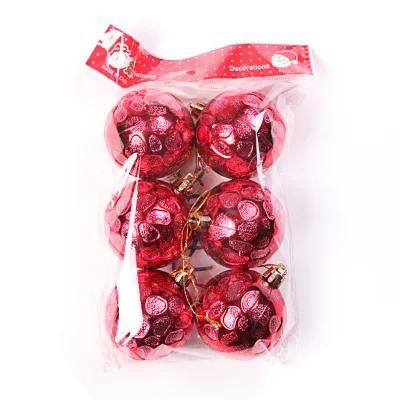 Wholesale Handmade Colorful Plastic Christmas Balls