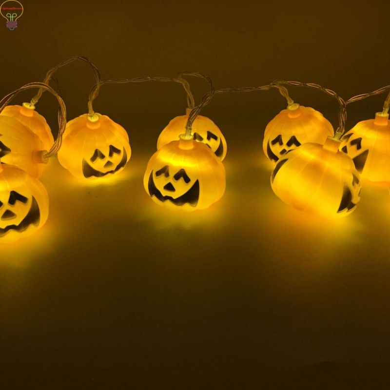 LED Pumpkin Lights Pumpkin Lamp String Pumpkin Solar Lights