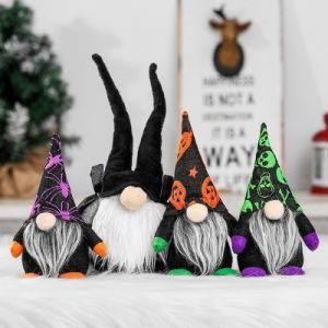 Halloween Faceless Figurine Window Decoration Gnomes Standing Gnome for Halloween Holiday