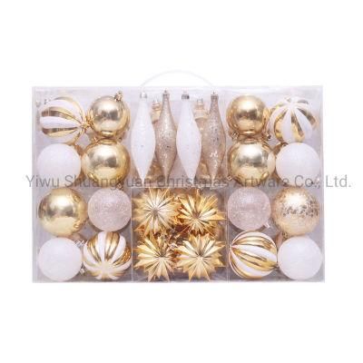 Hot Sale 72PCS Christmas Ball for Christmas Tree Hanging Home Decoration