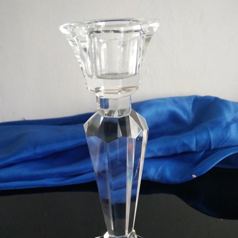 Transparent Cheap Tealight Crystal Candleholder for Decoration
