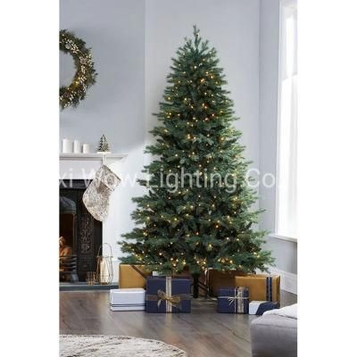 Colorado Blue Spruce Christmas Tree Warm White LED Lights 6 FT