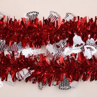Wholesale 200cm PVC and Pet Christmas Tinsel Garland Tree Hanging Decoration