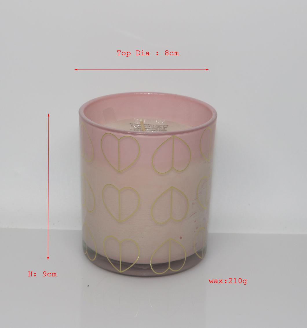 Wholesale Factory Customized Glasss Scented Candle with Good Smell