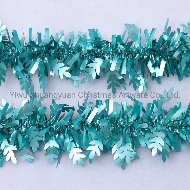 Christmas Pet Tinsel Artificial Rattan Colorful Shiny Sparkly Ceiling for Holiday Wedding Party Decoration Supplies Hook Ornament Craft Gifts