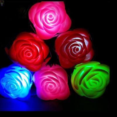 LED Rose Flower Lamp for Valentines Wedding Decoration