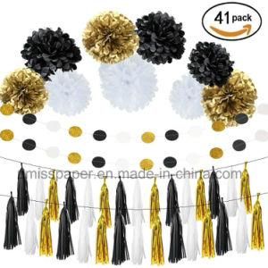 Umiss Paper Flowers Balls Tassels Garlands Hanging Party Decorations for Wedding Baby Shower Decoration