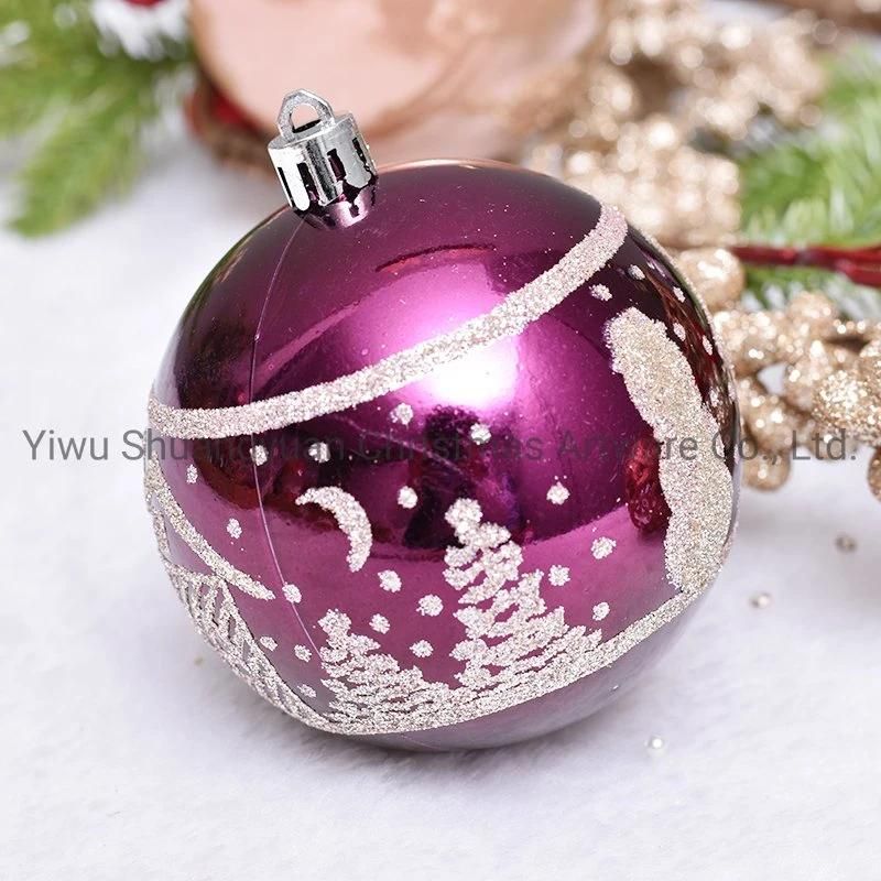 2020 New Design High Sales Christmas Ball for Holiday Wedding Party Decoration Supplies Hook Ornament Craft Gifts