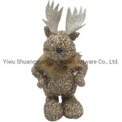 Stand Animal Christmas Ornaments Merry Christmas Ya Filthy Animal Deer Decoration