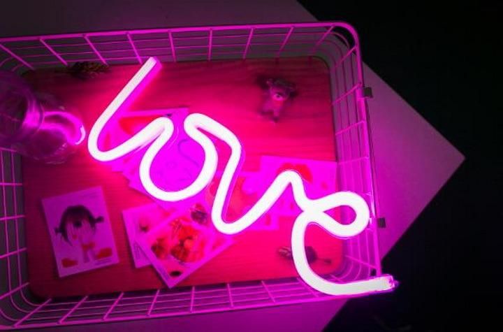 Flamingo Star Love Shaped Christmas LED Light