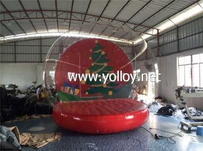 Human Size Inflatable Christmas Snow Globe