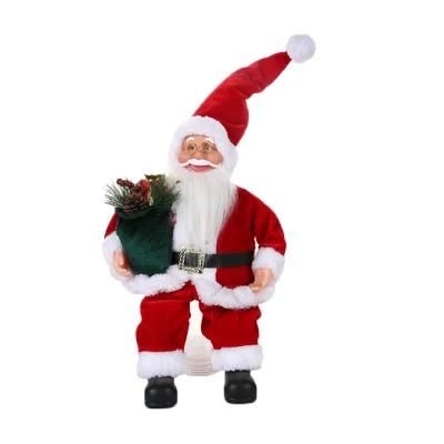 Factory Wholesale Classic Style Santa Claus Christmas Gnome Decoration Doll