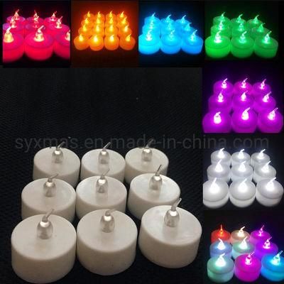 LED Candle Yellow Flickering Flameless Tea Lights