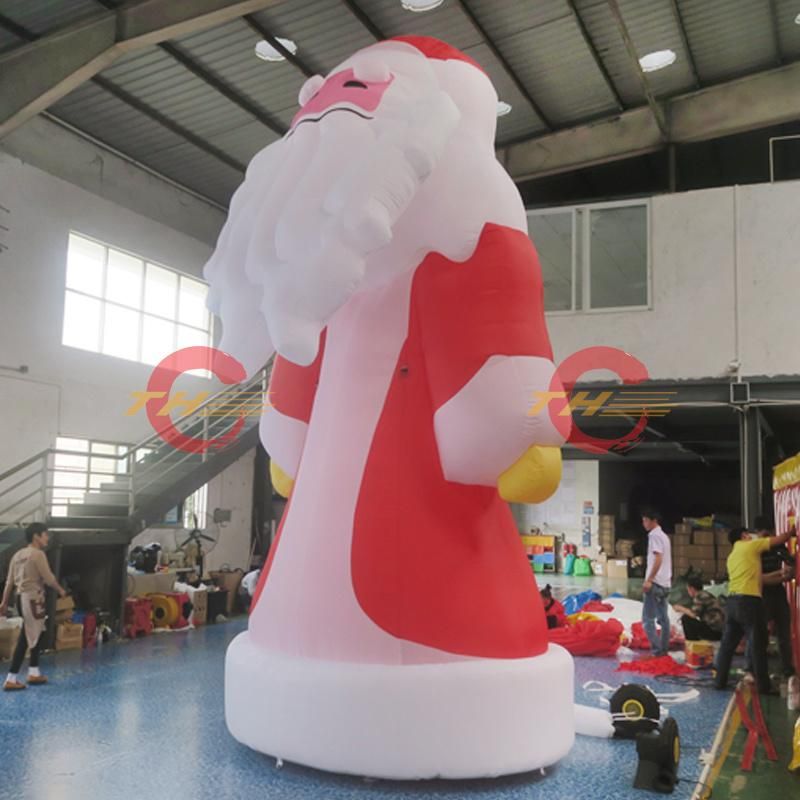 Outdoor Inflatable Advertising Santa Cartoon