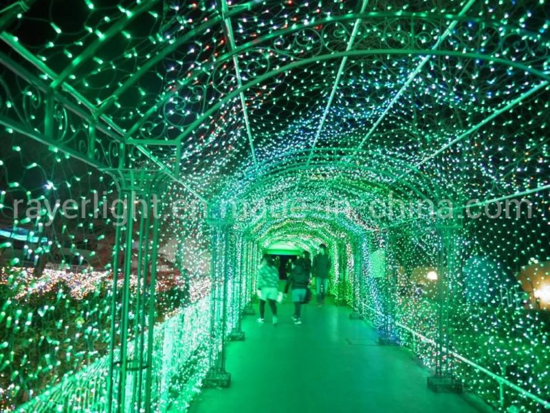 Christmas Festival Decoration Customized Triangle LED Mesh Net Light