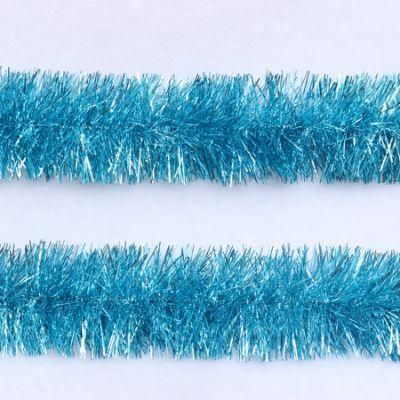 2m Christmas Garland for Home Outdoor Party Wall Door Decor Bar Tops Ribbon Christmas Tree Ornaments Tinsel Strips with Bowknot