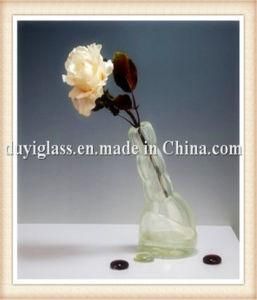 Bottle Glass Craft with Flower