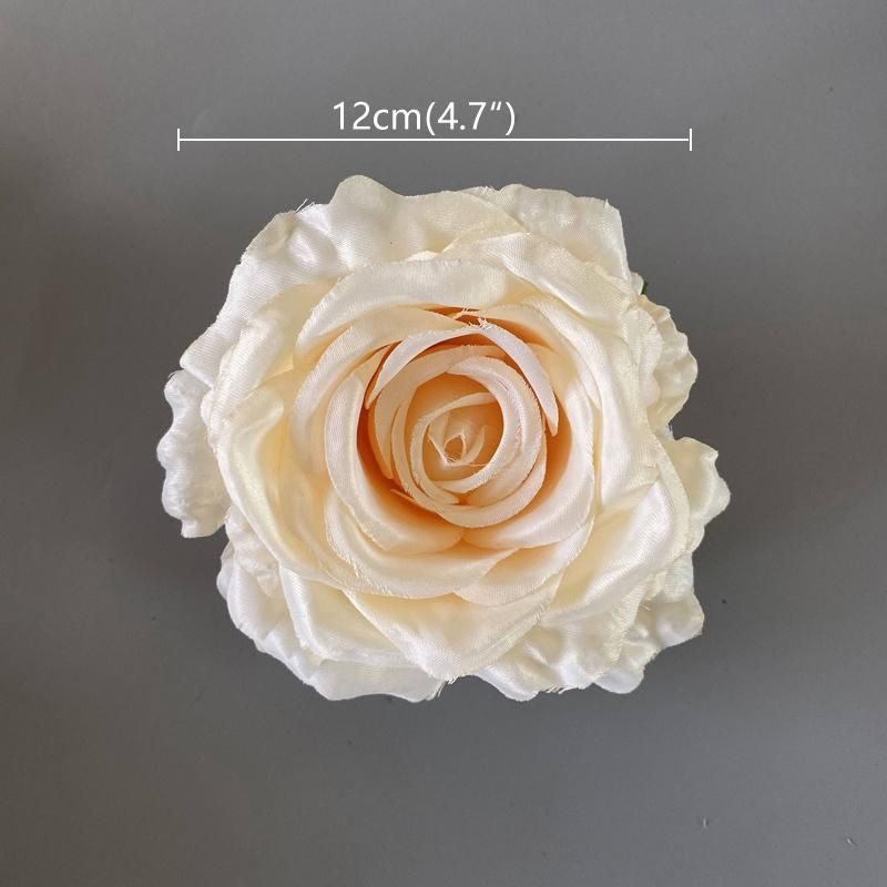 Wholesale High Quality Rose Flower Heads Silk Flower Arch Flower Heads