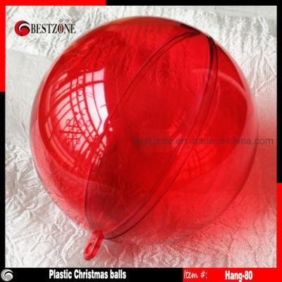 Red Color Christmas Ball Ornaments