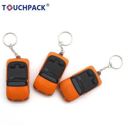 Soft PU Stress Toy with Keychain Ring