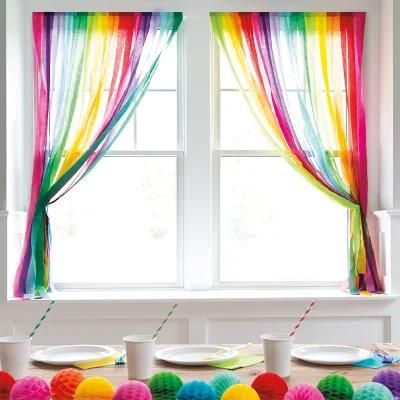 Crepe Paper Streamers Tissue Paper Garland Party Supplies Banners, Bunting &amp; Garlands Home Decor