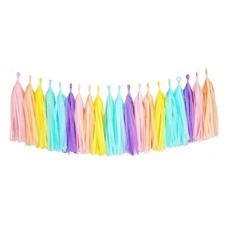 Paper Tassel Garland Party Decoration Tissue Paper Tassel Garland Wedding Garland