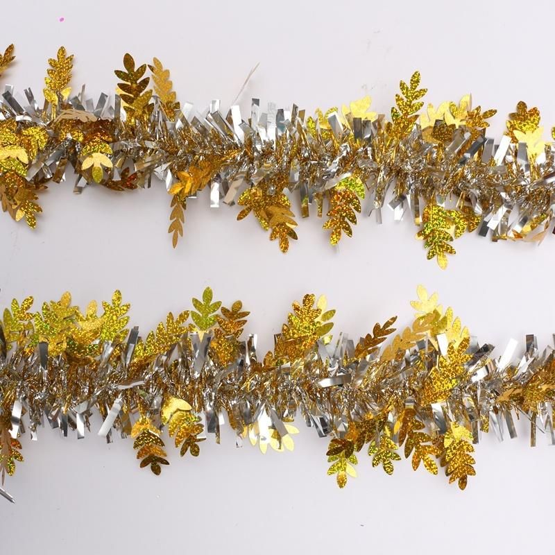 New Design Colorful Tinsel Garland Christmas Ornament Festival Party Decoration Supplier