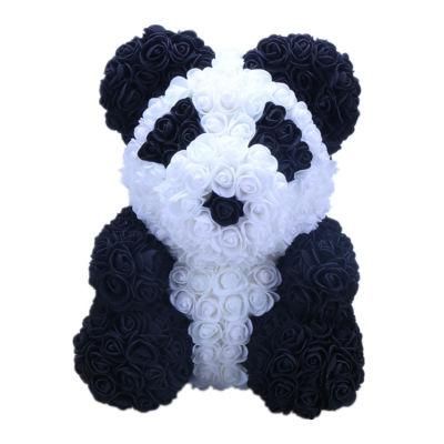 The Cutest Panda Valentines Day Gift Artificial Bear of Roses 40