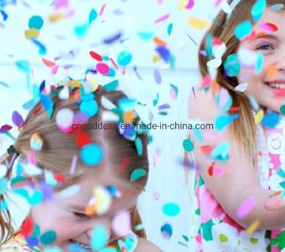 Round Pastel Tissue Confetti Circle Dots for Party Table Wedding Celebrations Multicolor Biodegradable Paper