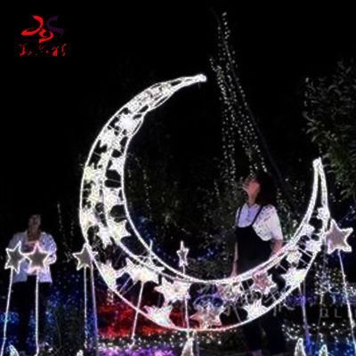 Ramadan Outdoor LED Lights Moon Shape Manufacturer