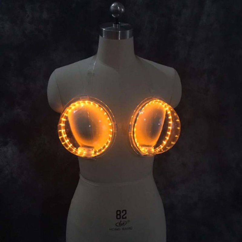 LED Luminous Bra, Night Club Cocktail, Bra, Wine Bra Light