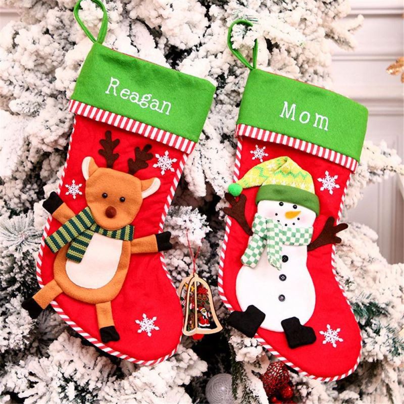 Wholesale New Design LED Christmas Stocking Christmas Decorations