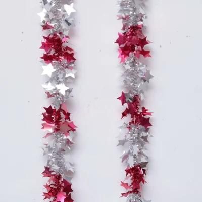 Christmas Tree Tinsel Garland Ribbon Christmas Tree Hanging Ornaments Wedding Party Decoration