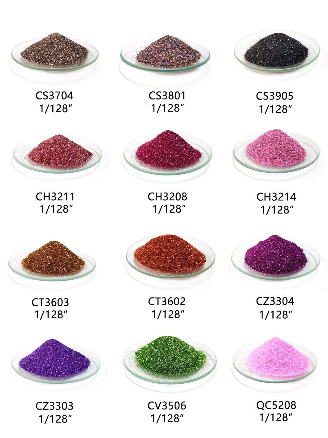 Factory Bottle Packed Color Glitter Powder