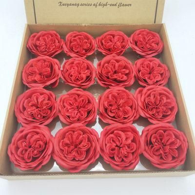 New Design Colorful Handmade Austin Soap Flower Head for DIY Home Wedding Party Decor