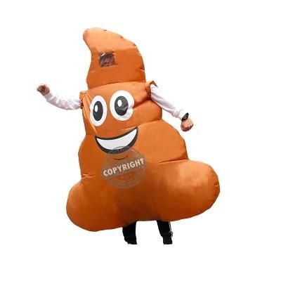 Inflatable Shit Costume Halloween Costumes with Battery Box for Sales