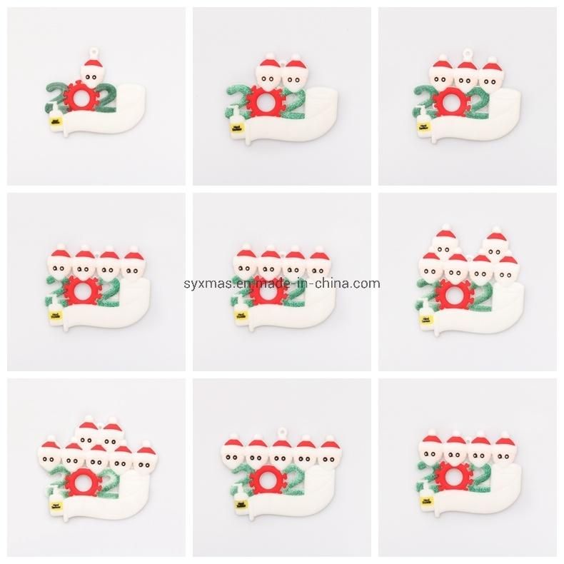 Christmas Tree Hanging Plastic PVC Ornaments Home Decoration