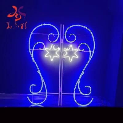 Decoration 2D Pole Motif Light