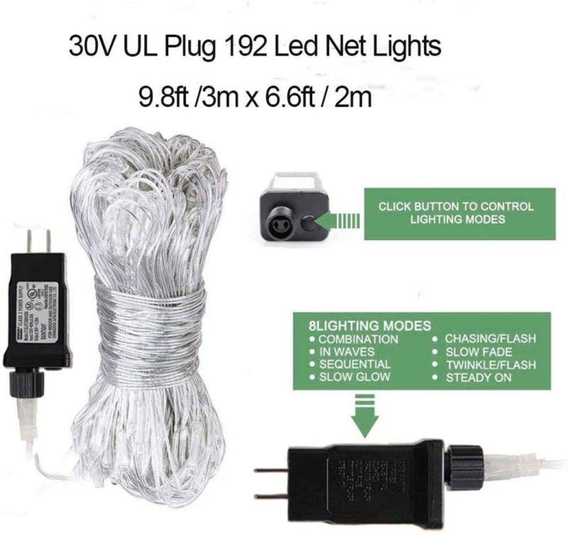 LED Net Lights Party Background Light for Christmas Halloween